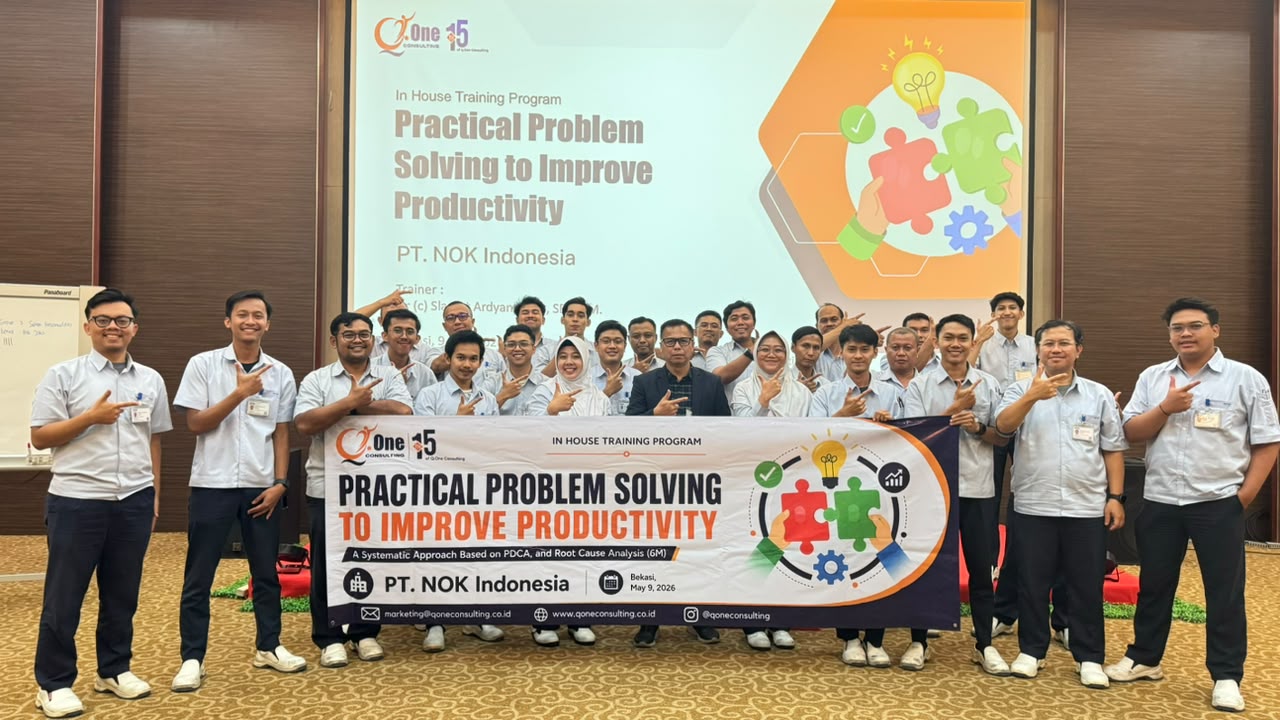 In House Training - Practical Problem Solving to Improve Productivity Training at PT NOK Indonesia 9 May 2026